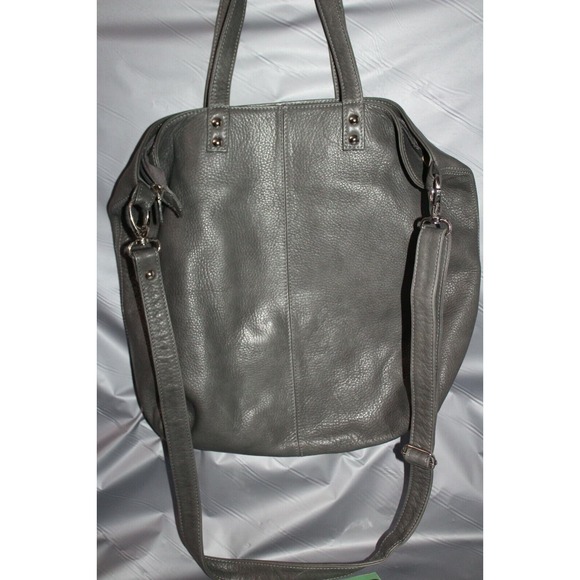 Il Grifone Venezia Gray Leather Women's Handbag Shoulder Bag - Picture 6 of 8